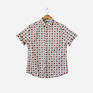 Denim-and-flower Men's multi Shirt